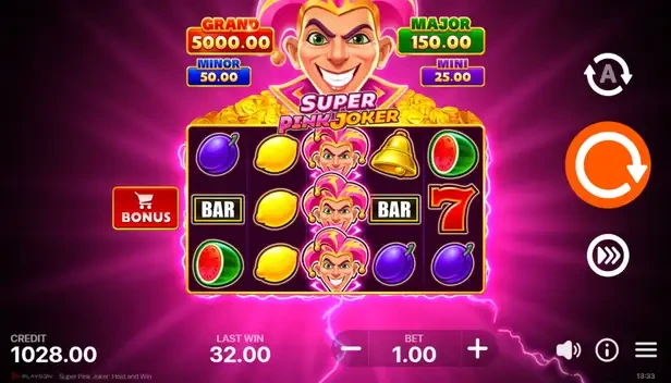 Бонусы Hold and Win с множителями Joker в слоте Pink Joker